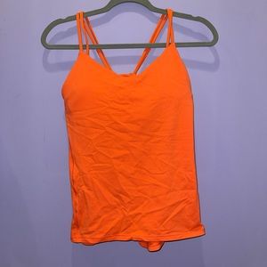 Lululemon orange tank top